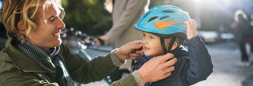 casque moto enfant